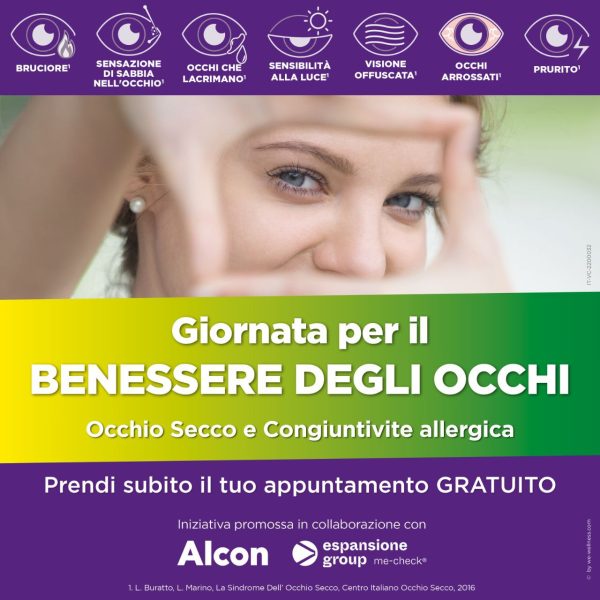 Giornata benessere oculare - Farmacia Menconi
