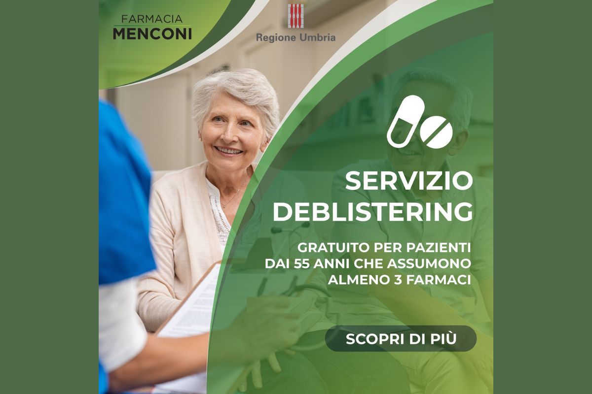 Deblistering - Farmacia Menconi Marsciano