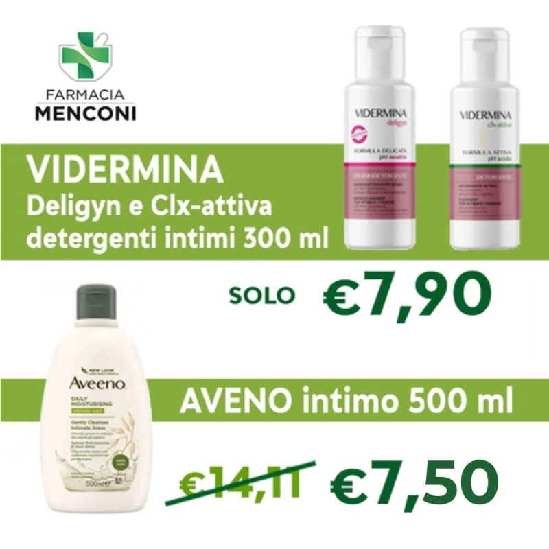 offerte-vidermina-aveeno-detergenti-intimi-farmacia-menconi-marsciano