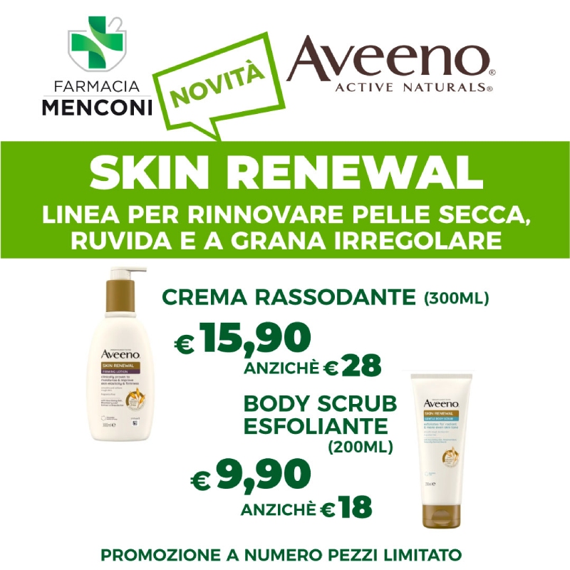 offerte-aveeno-skin-renewal-crema-rassodante-scrub-esfoliante-farmacia-menconi